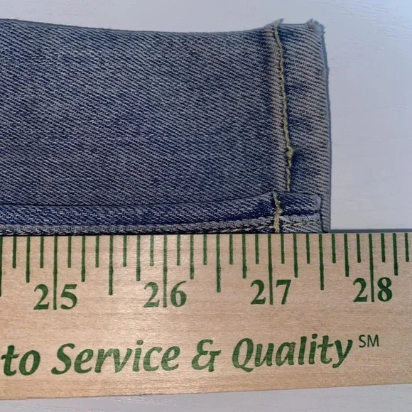 SOLD!!!  Current/Elliott Skinny Jeans Womens Size 27 Designer Blue Denim Cotton - Picture 6 of 7